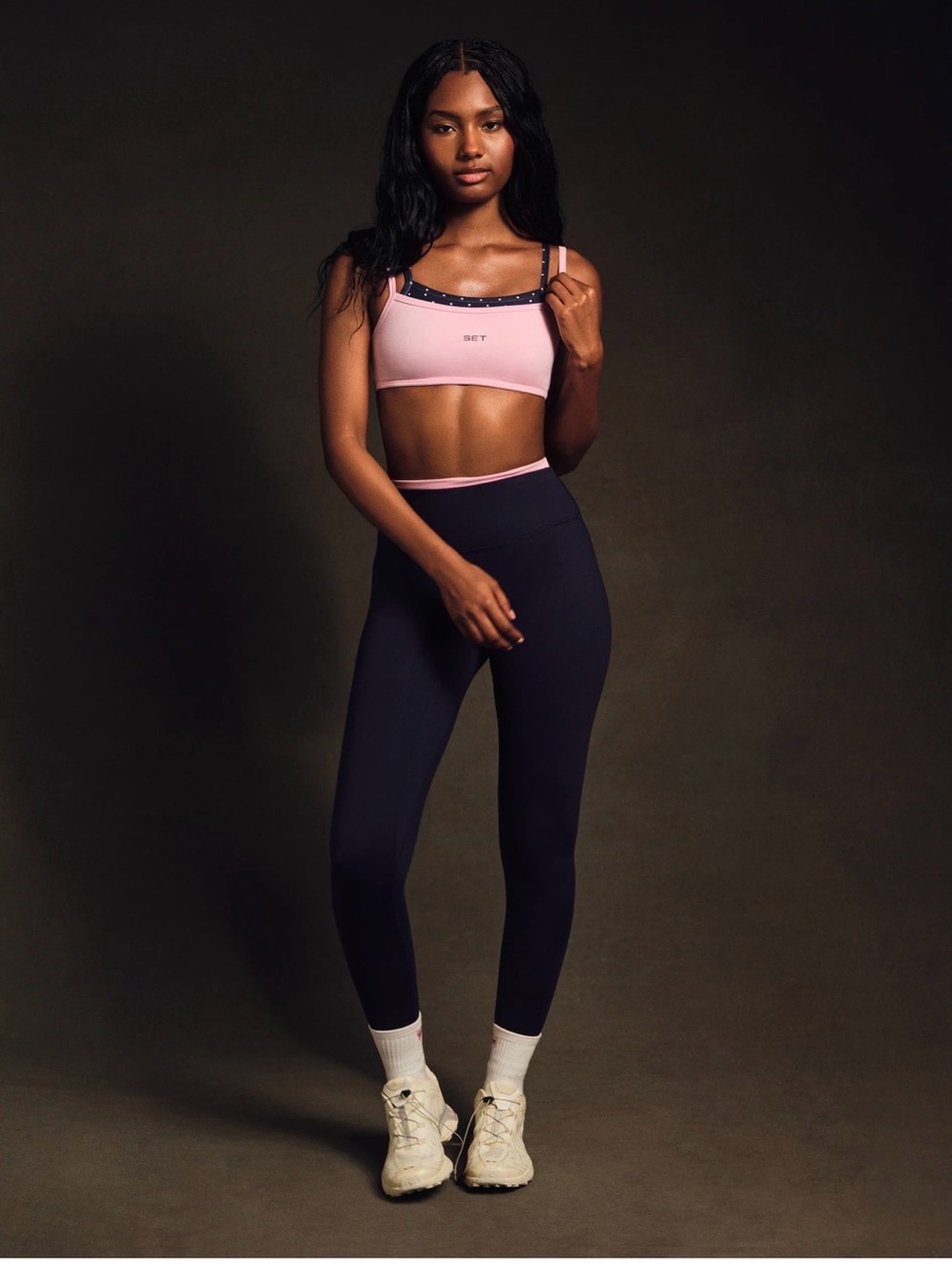 SET ACTIVE 
Cloud Polka Dot Training Bra